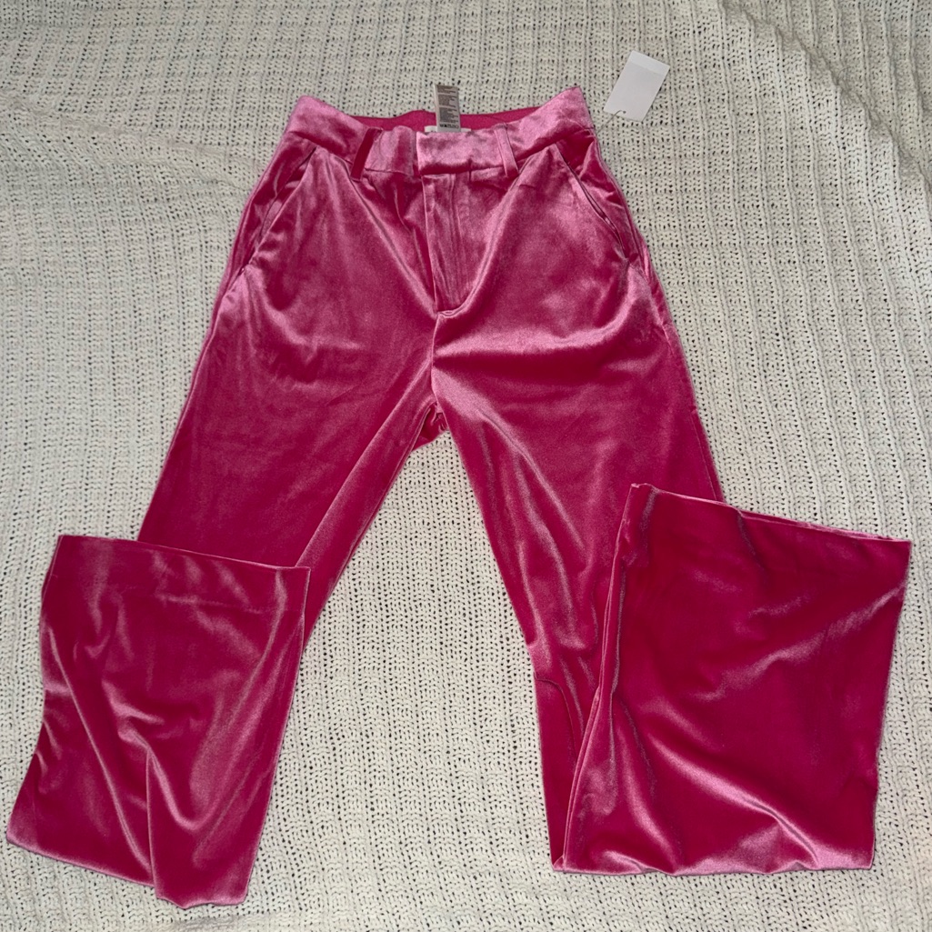 Good American Hot Pink Pants